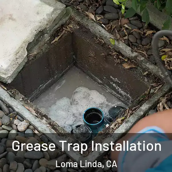  Grease Trap Installation Loma Linda, CA